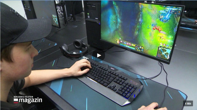 E-Sport Projekt des RBZ Wirtschaft Kiel mit Profi-Unterstützung